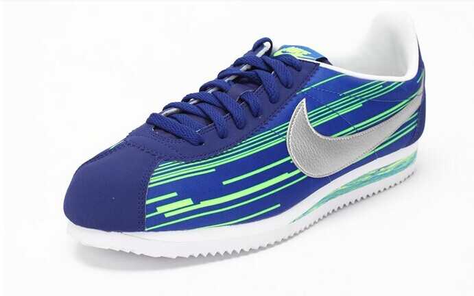 Nike Cortez 2014 Acheter En Ligne Store Baskets 2014 Rvb Bleu